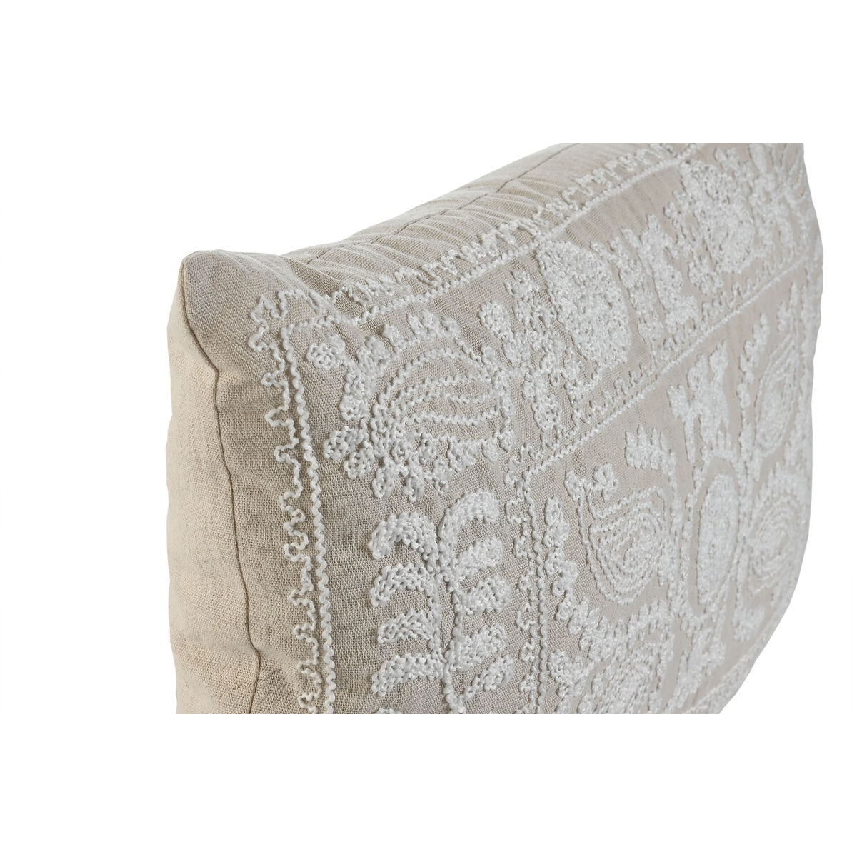 Kudde Home ESPRIT Beige Shabby Chic 60 x 40 cm - 2