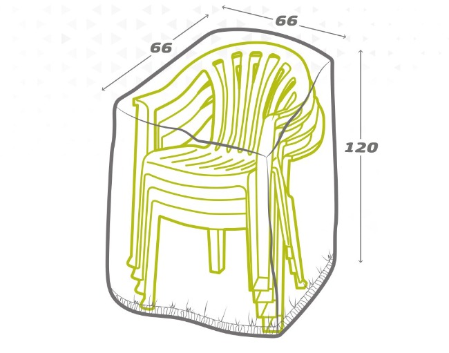 Stol täcka Aktive 66 x 120 x 66 cm (6 antal) - 8