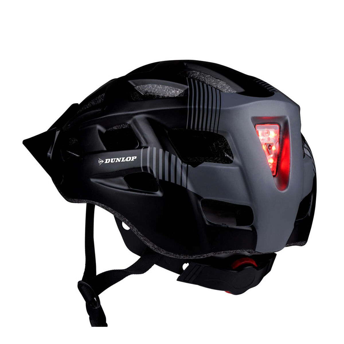 Cykelhjälm för vuxna Dunlop Svart Grå L 58-61 cm