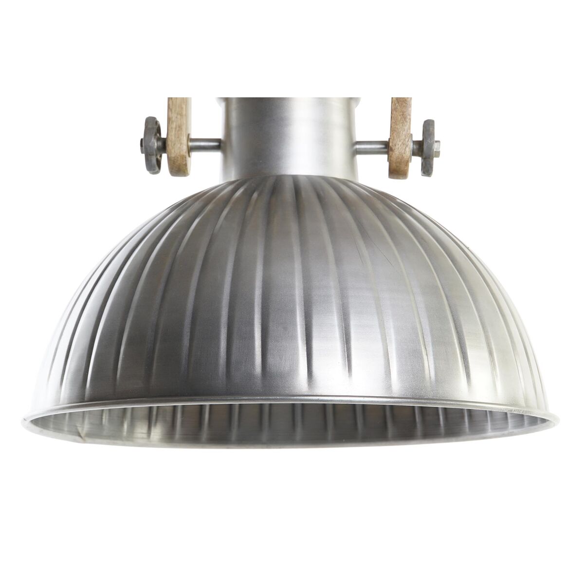 Taklampa DKD Home Decor Brun Silvrig Järn Mangoträ 50 W 41 x 41 x 40 cm - 11