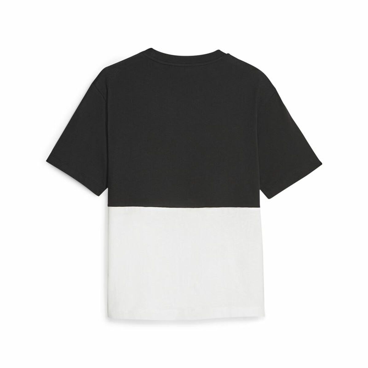 T-shirt med kortärm Dam Puma Power Colorblock Vit Svart - 3