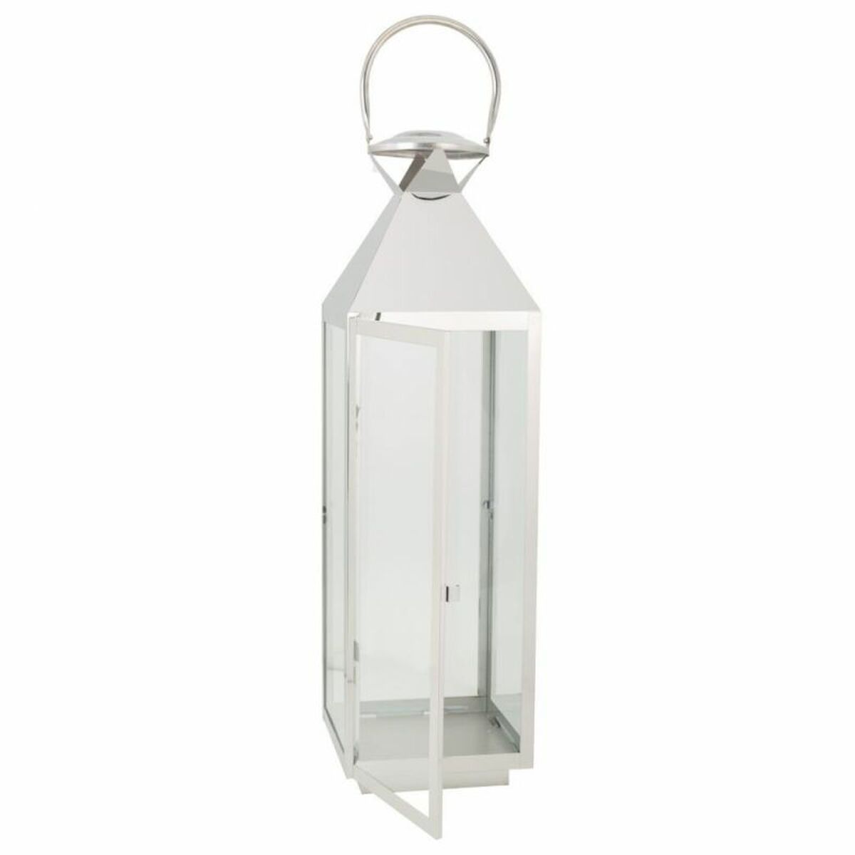 Lykta Alexandra House Living Silver Glas Rostfritt stål 23 x 72 x 24 cm - 4