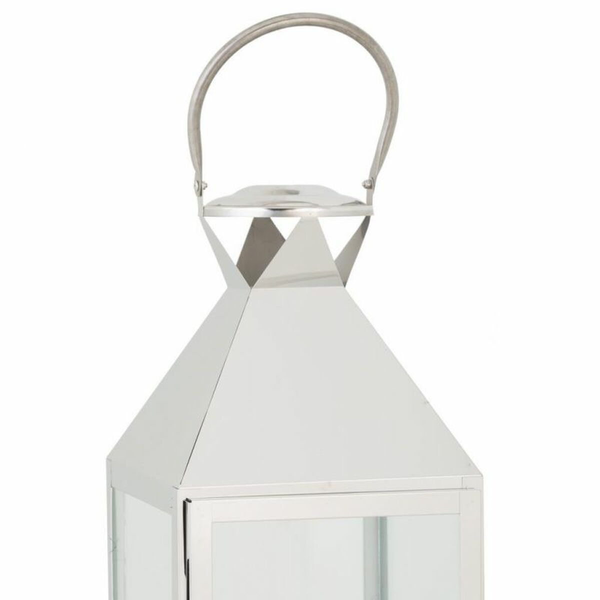 Lykta Alexandra House Living Silver Glas Rostfritt stål 23 x 72 x 24 cm - 5