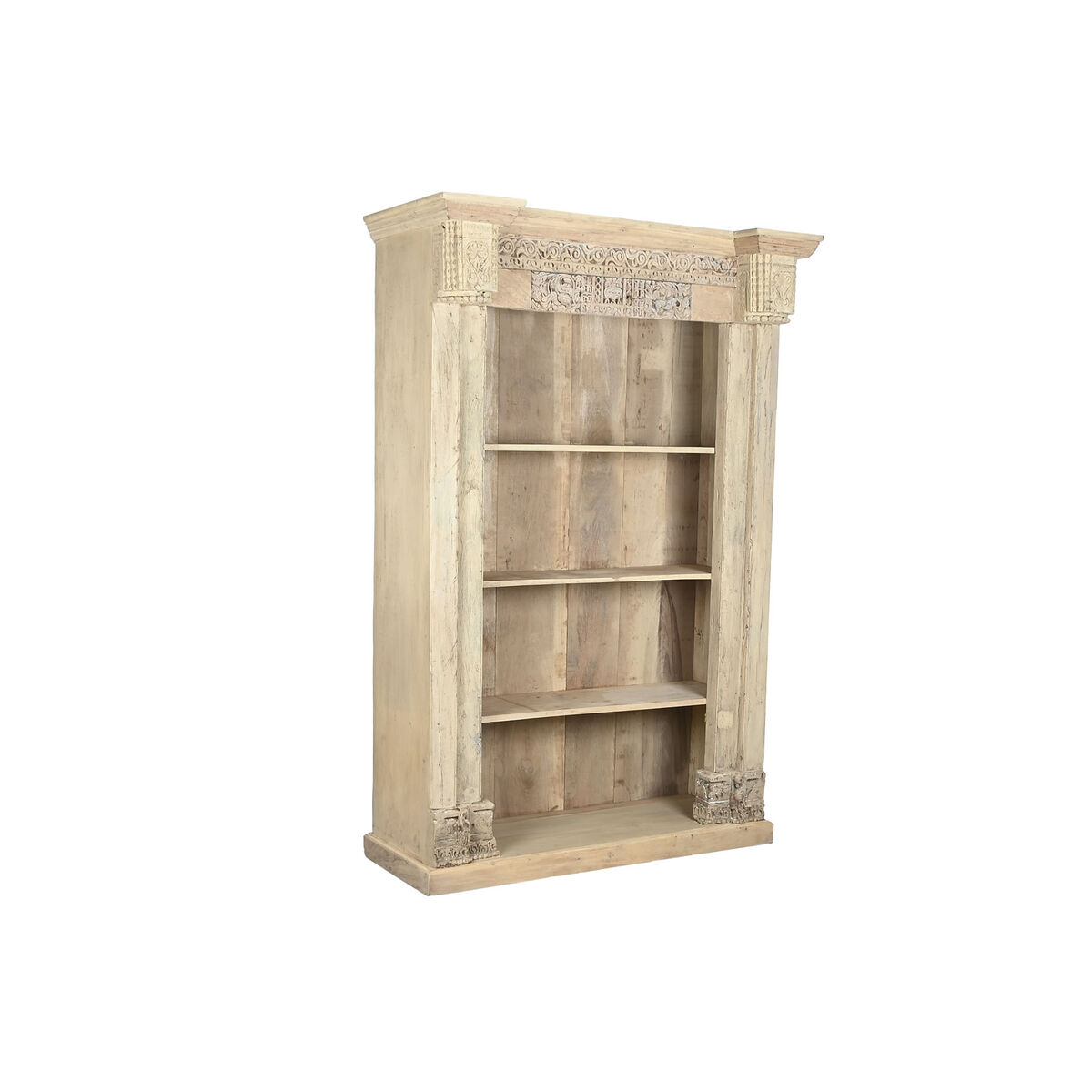 Bokhylla Home ESPRIT Naturell teakträ 150 x 60 x 210 cm