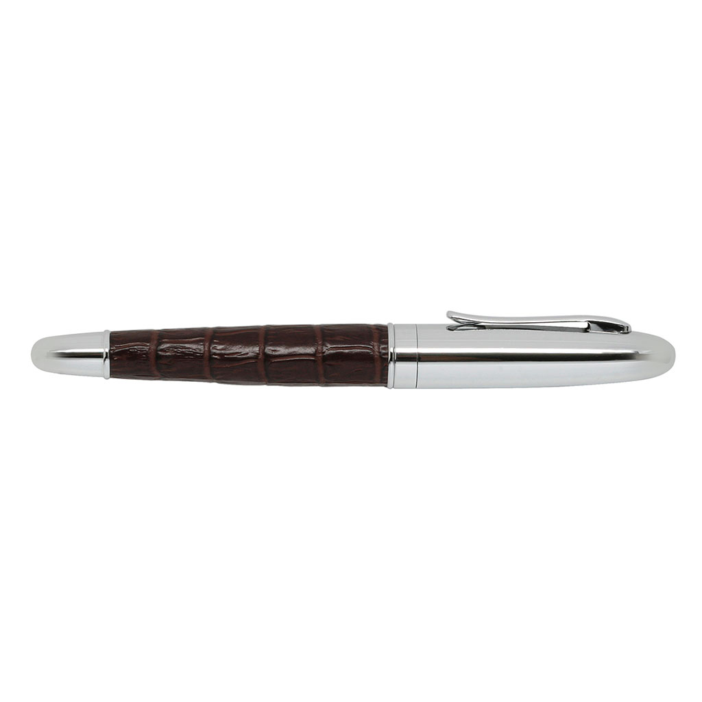 Penna Zippo Burgundy läder Rollerball