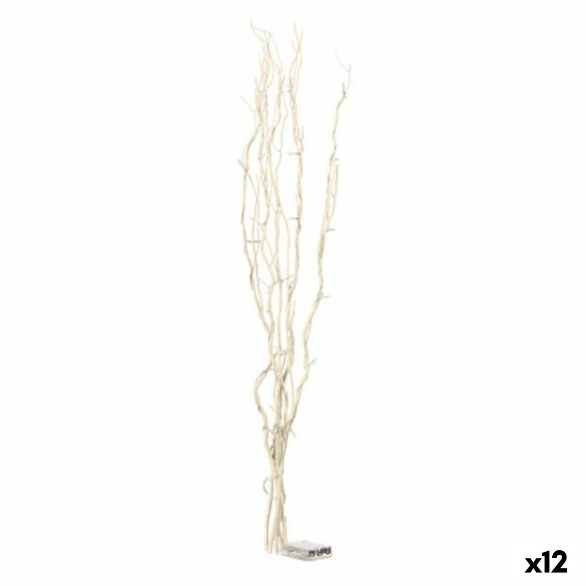 Buketter Gift Decor Naturell Trä 20 x 90 x 6 cm LED Ljus (12 antal)