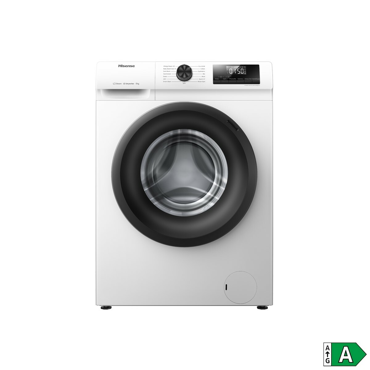 Tvättmaskin Hisense WFQP8014EVM 8 kg 1400 rpm 59,5 cm 1400 rpm 8 kg - 2