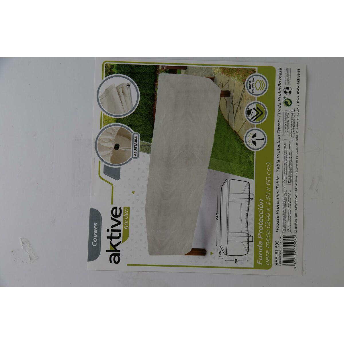 Skyddsväska Aktive Bord Polyetylen 240 x 60 x 130 cm (6 antal) - 13