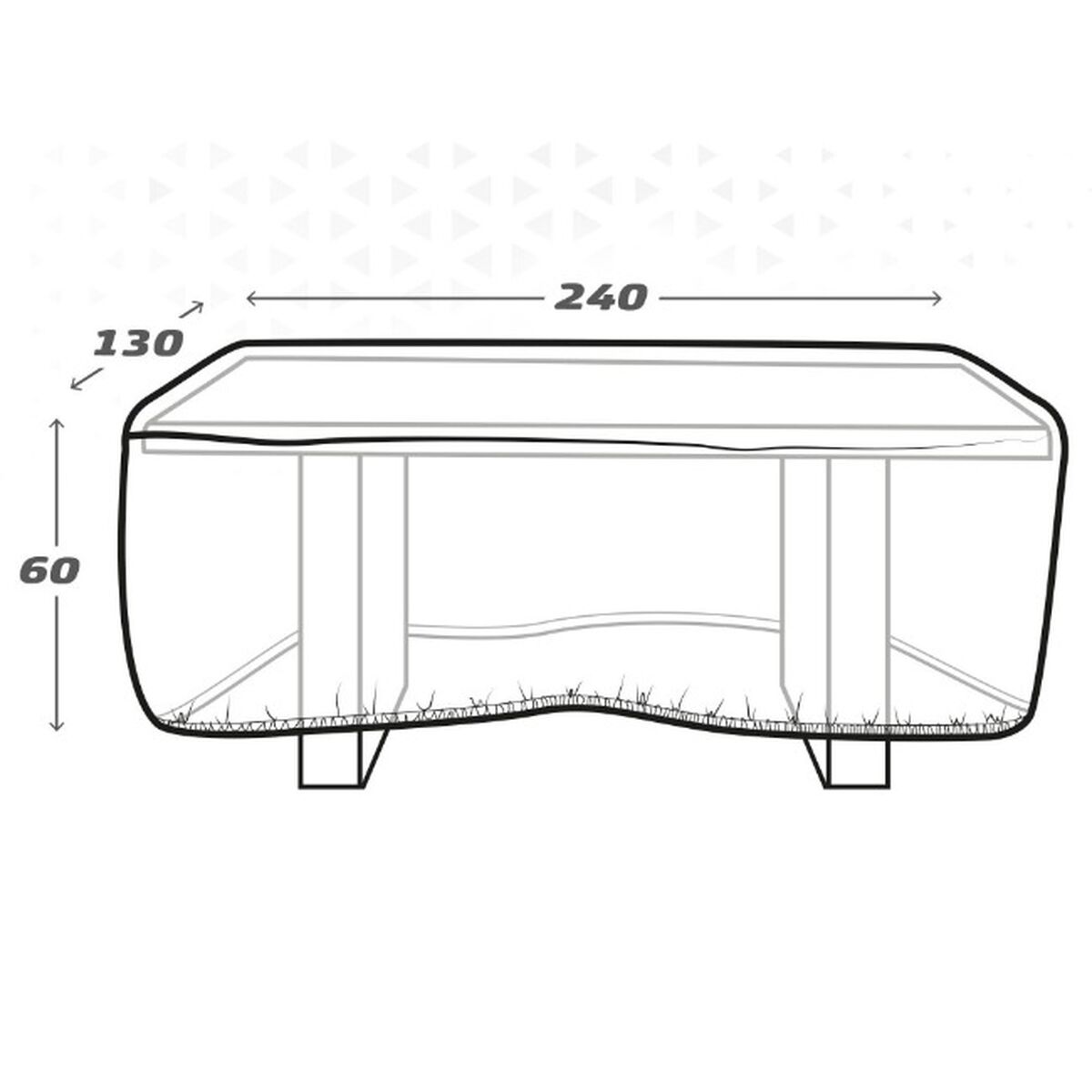 Skyddsväska Aktive Bord Polyetylen 240 x 60 x 130 cm (6 antal) - 12