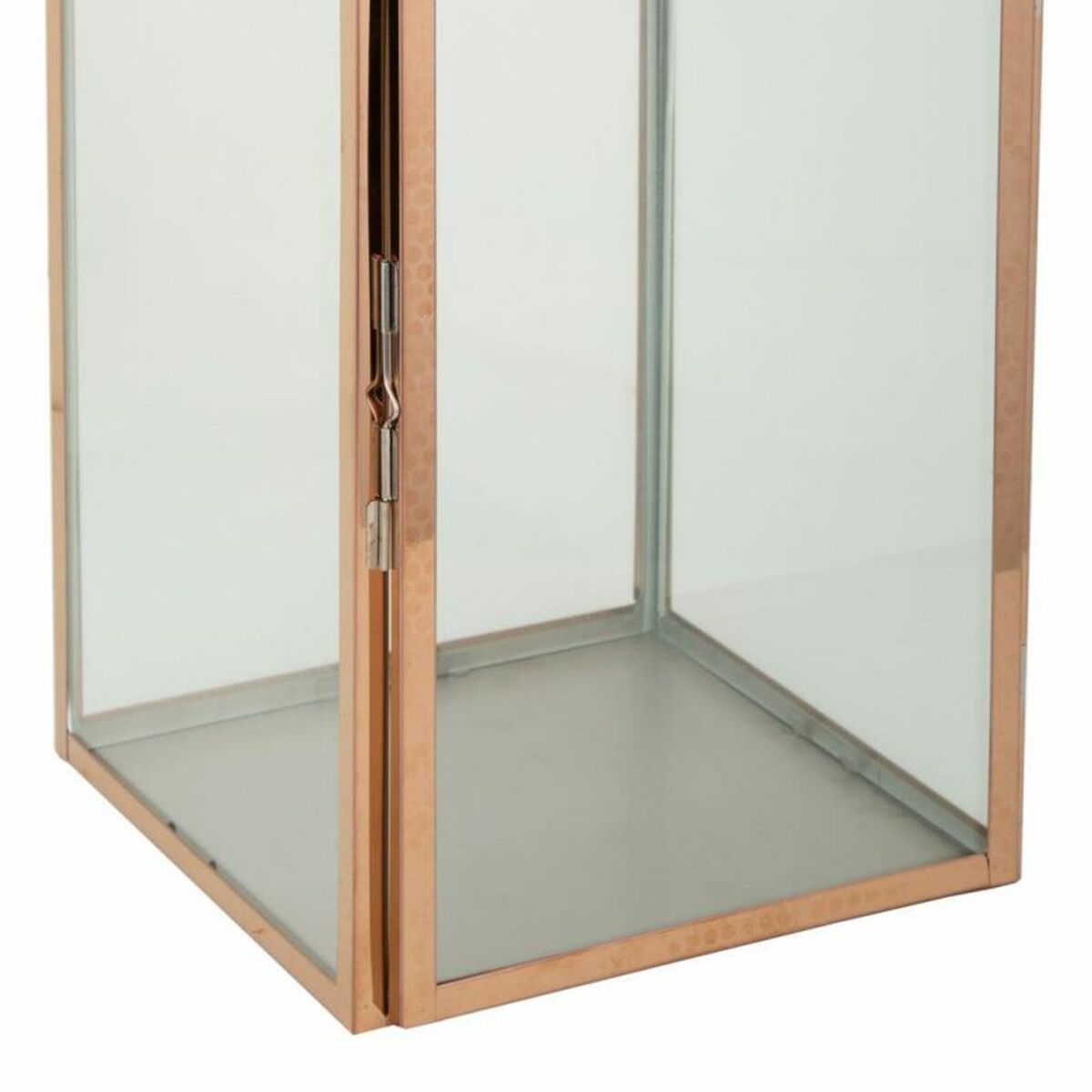 Lykta Alexandra House Living Koppar Glas Rostfritt stål 28 x 66 x 29 cm - 6
