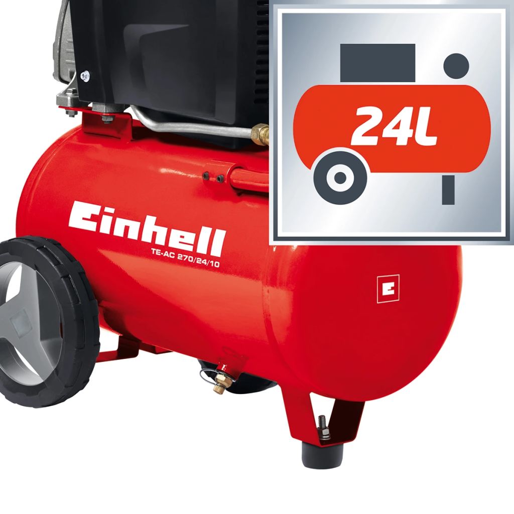 Einhell Luftkompressor 24 L TE-AC 270/24/10 - 2
