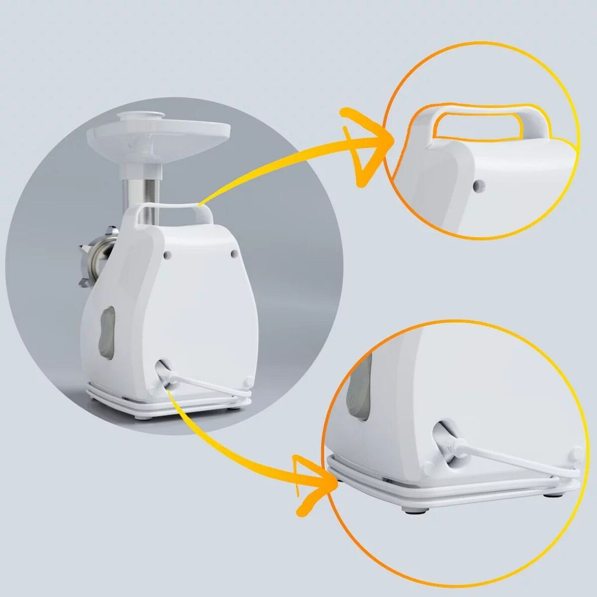 Köttkvarn SMAPP 490.81R SMAPP 2200 W Vit 2200 W - 7