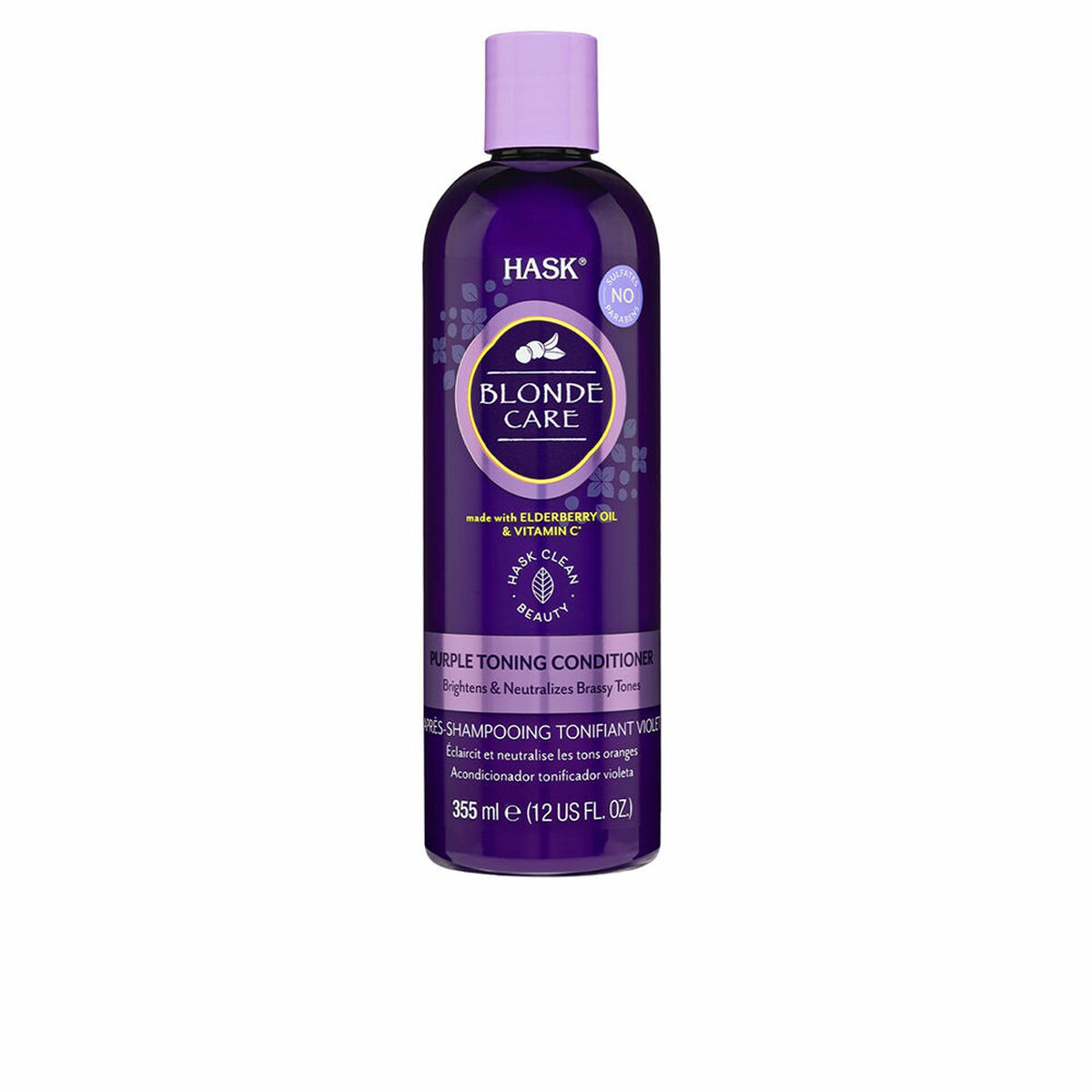 Färgneutraliserande balsam HASK Blonde Care 355 ml