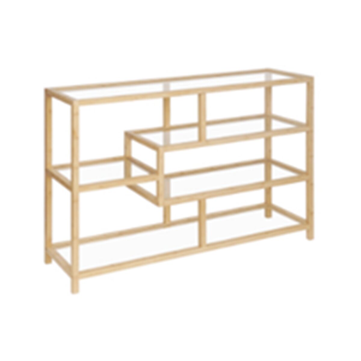 Bokhylla Versa Bambu Glas 34 X 79 X 114 CM