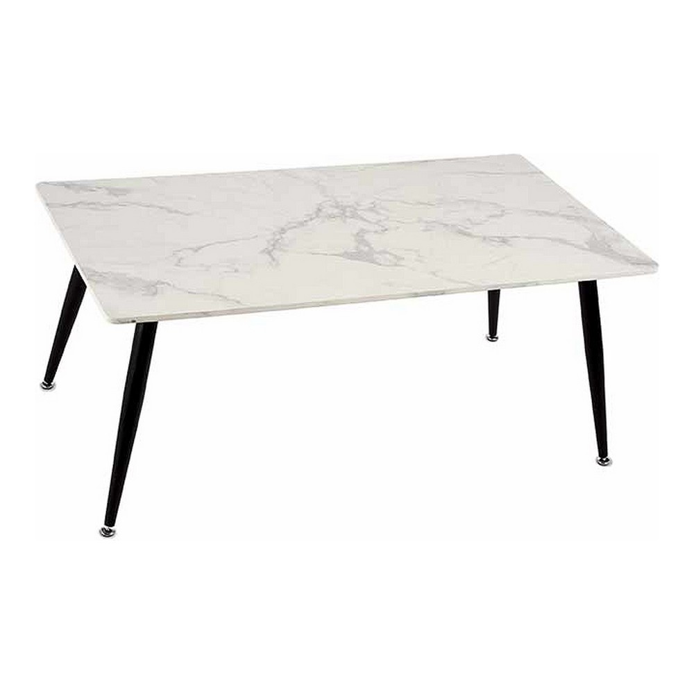 Soffbord Gift Decor Vit Svart 60 x 110 x 45 cm Marmor
