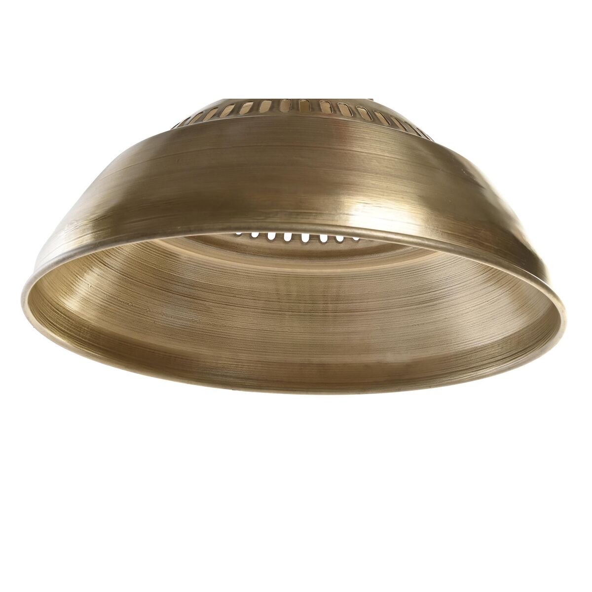 Taklampa DKD Home Decor Brun Gyllene Järn Mangoträ 50 W 43 x 43 x 31 cm - 2