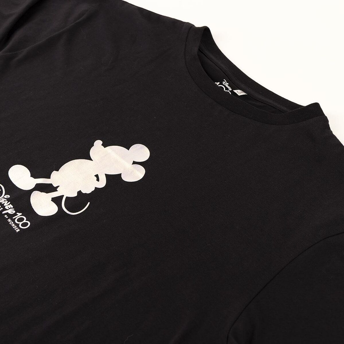 T-shirt med kortärm Herr Disney Svart - 2