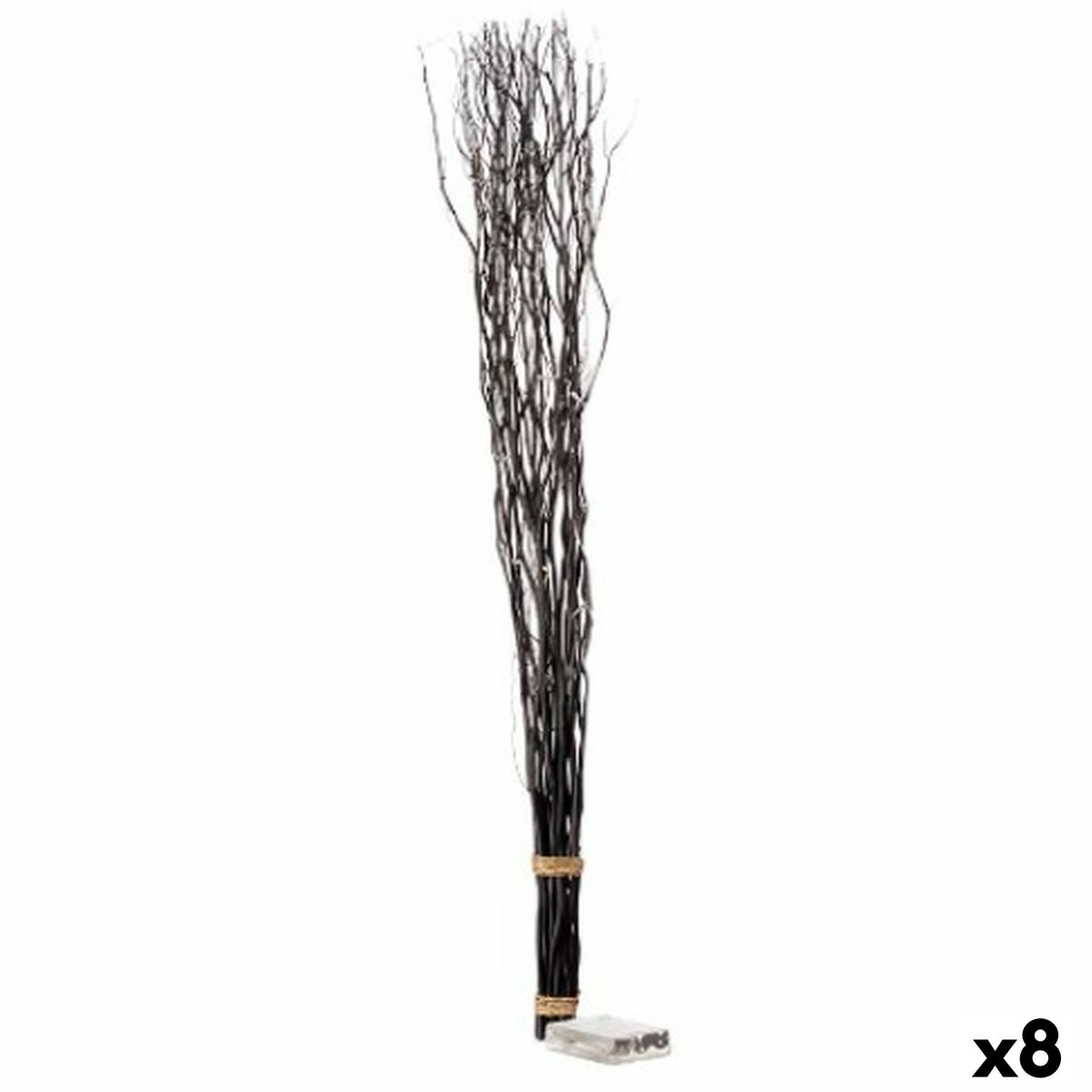 Buketter Gift Decor Svart Trä 7,5 x 120 x 7,5 cm LED Ljus (8 antal)