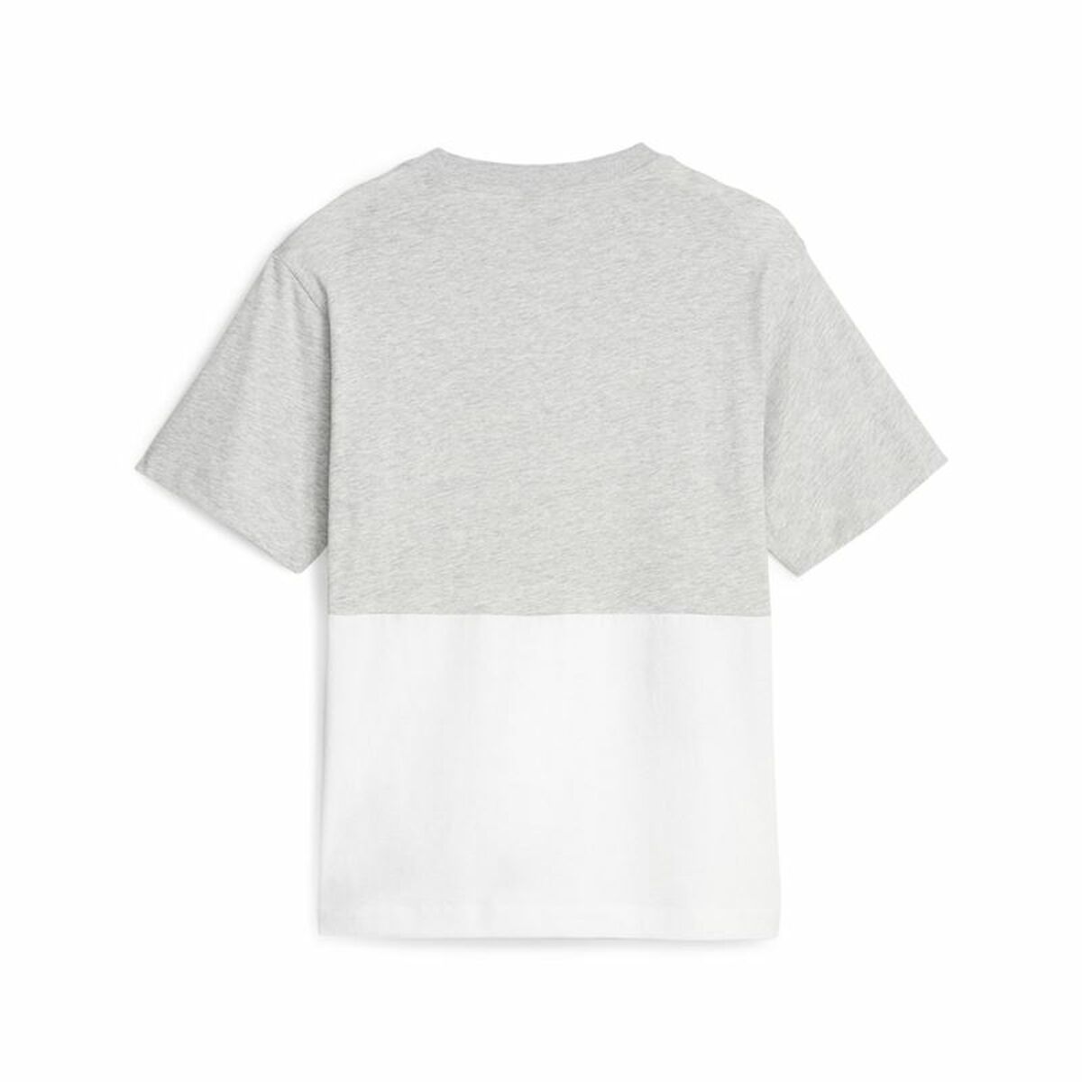 T-shirt med kortärm Dam Puma Power Colorblock Vit Grå - 3