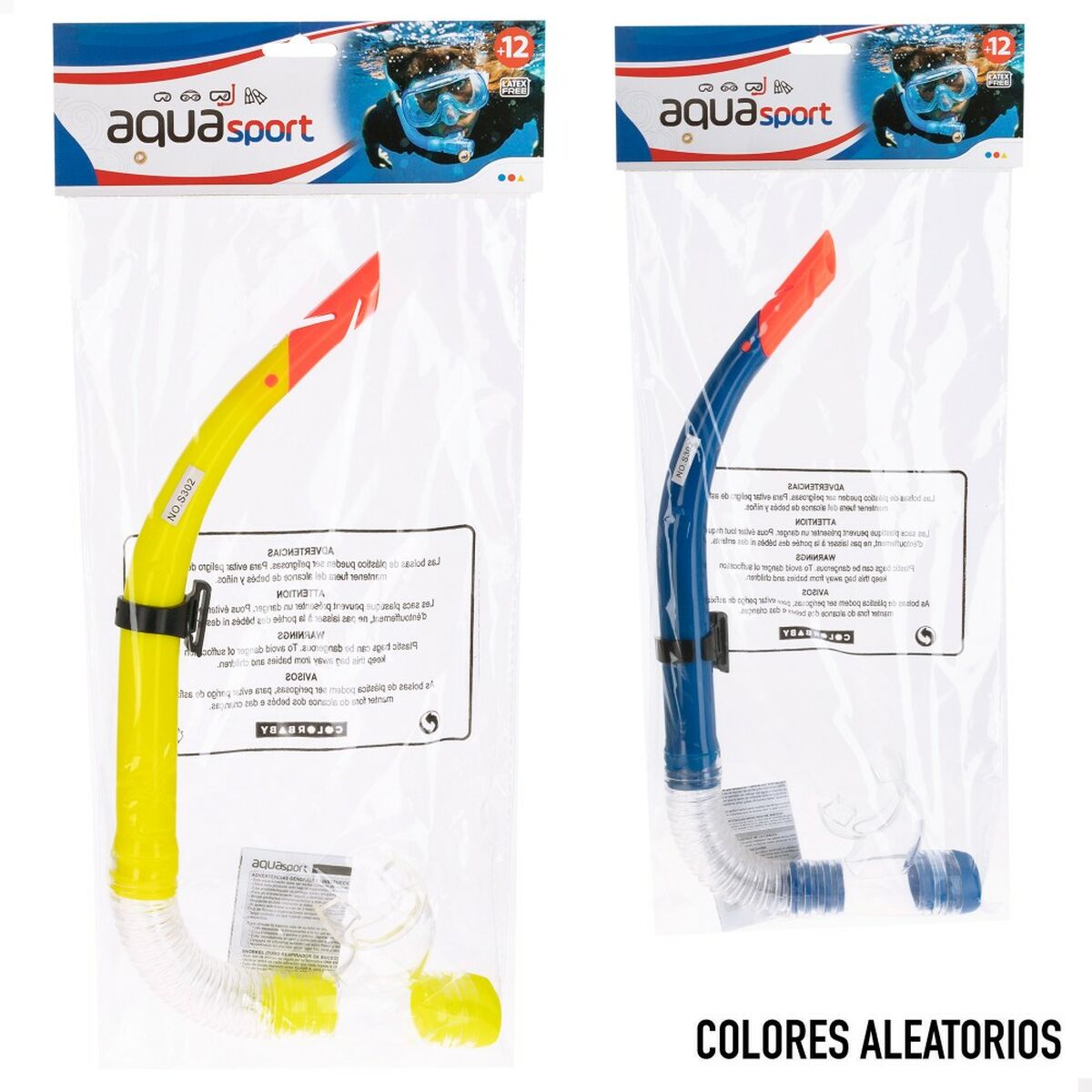 Snorkelrör AquaSport Vuxen - 9