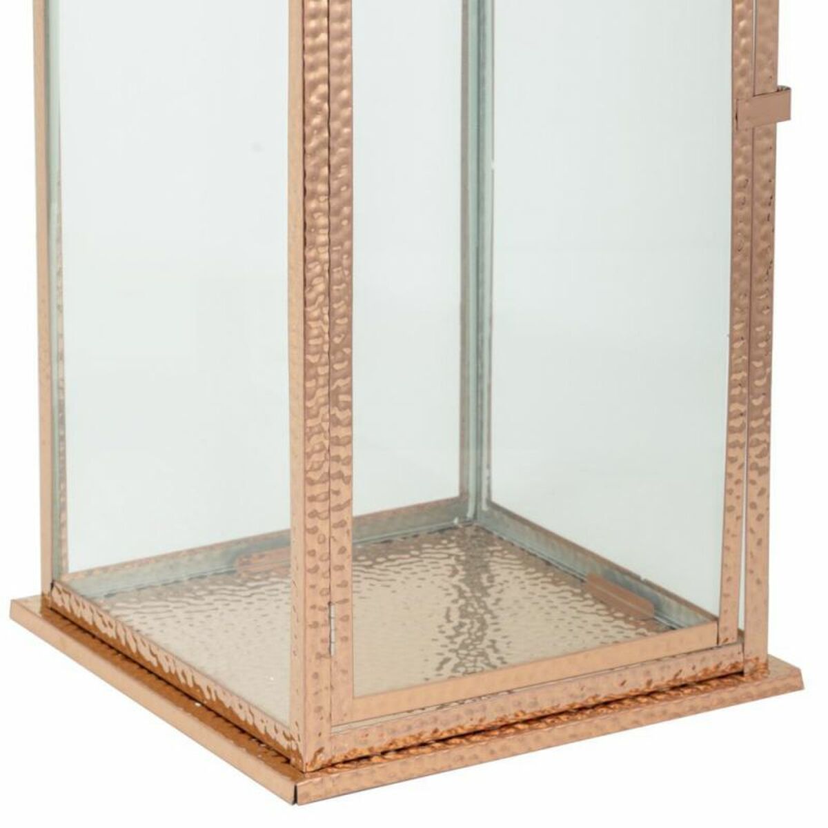 Lykta Alexandra House Living Koppar Glas Rostfritt stål 29 x 70 x 29 cm - 6