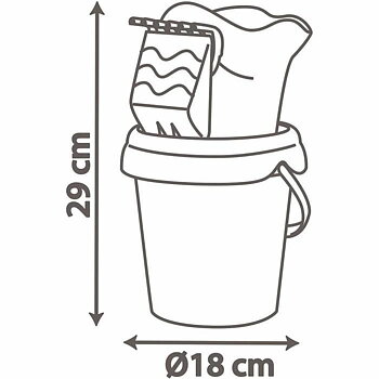 Vattenkanna Smoby MM Rosa Plast
