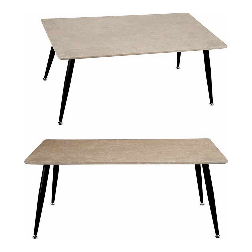 Soffbord Gift Decor Vit Svart 60 x 110 x 45 cm Sten - 2