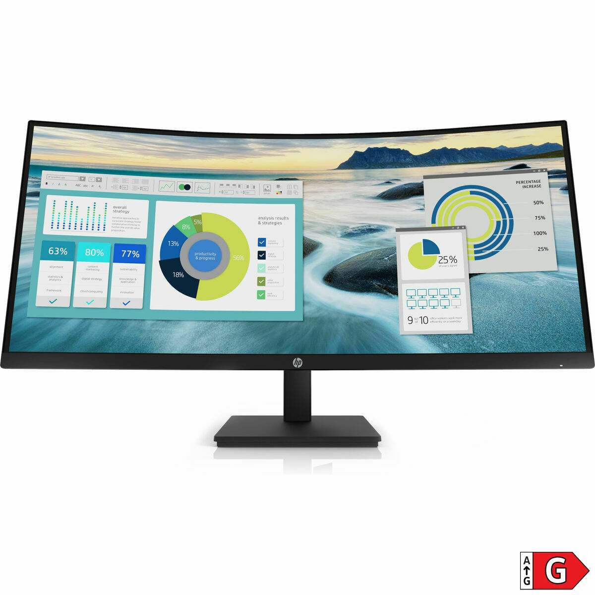 Monitor HP P34hc G4 34" LED IPS - 3