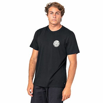 T-shirt med kortärm Rip Curl Wettie Essential Svart Män