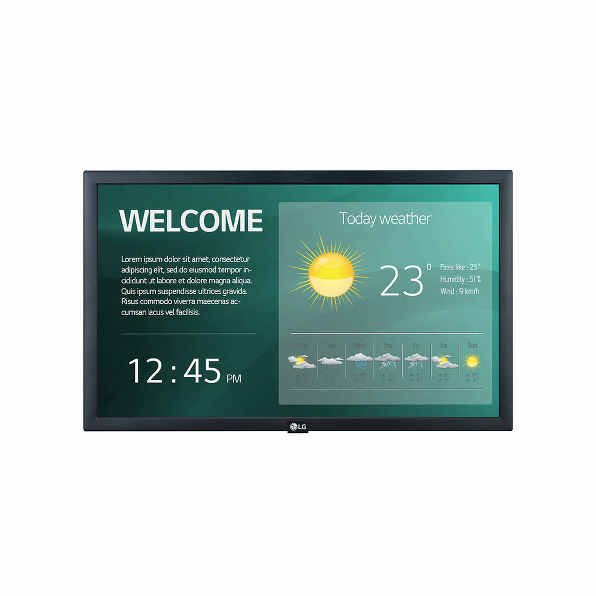 Videovägg Monitor LG 22SM3G-B.AEU 21,5" Full HD IPS