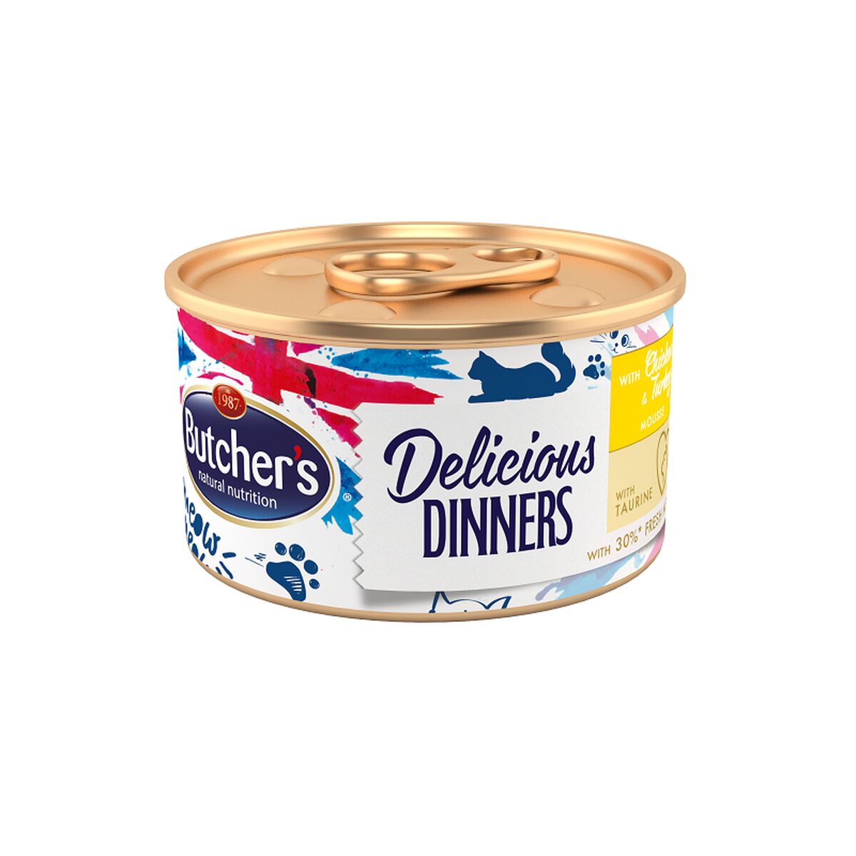 Kattmat Butcher's Delicious Dinners Kyckling Kalkon 85 g - 3