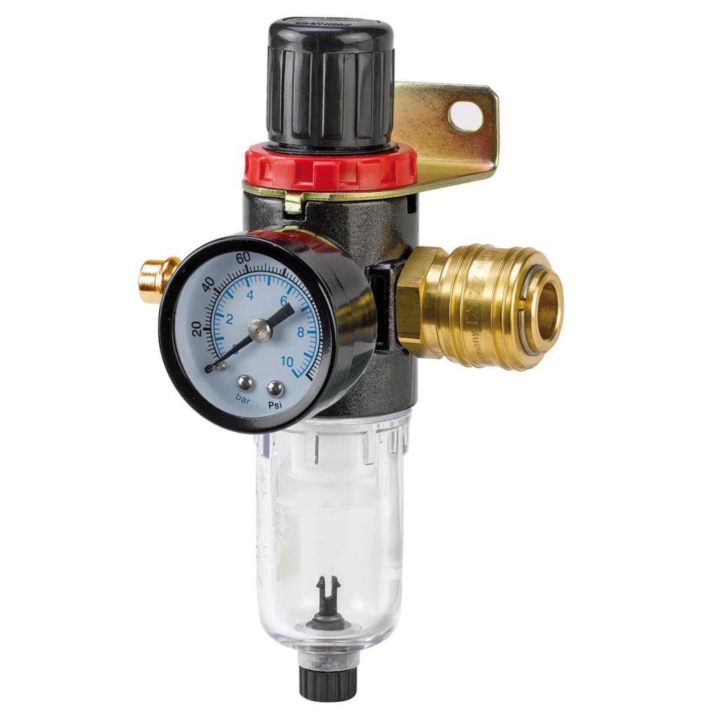 Einhell Filter/tryckreducerare R 1/4" för luftkompressor - 2