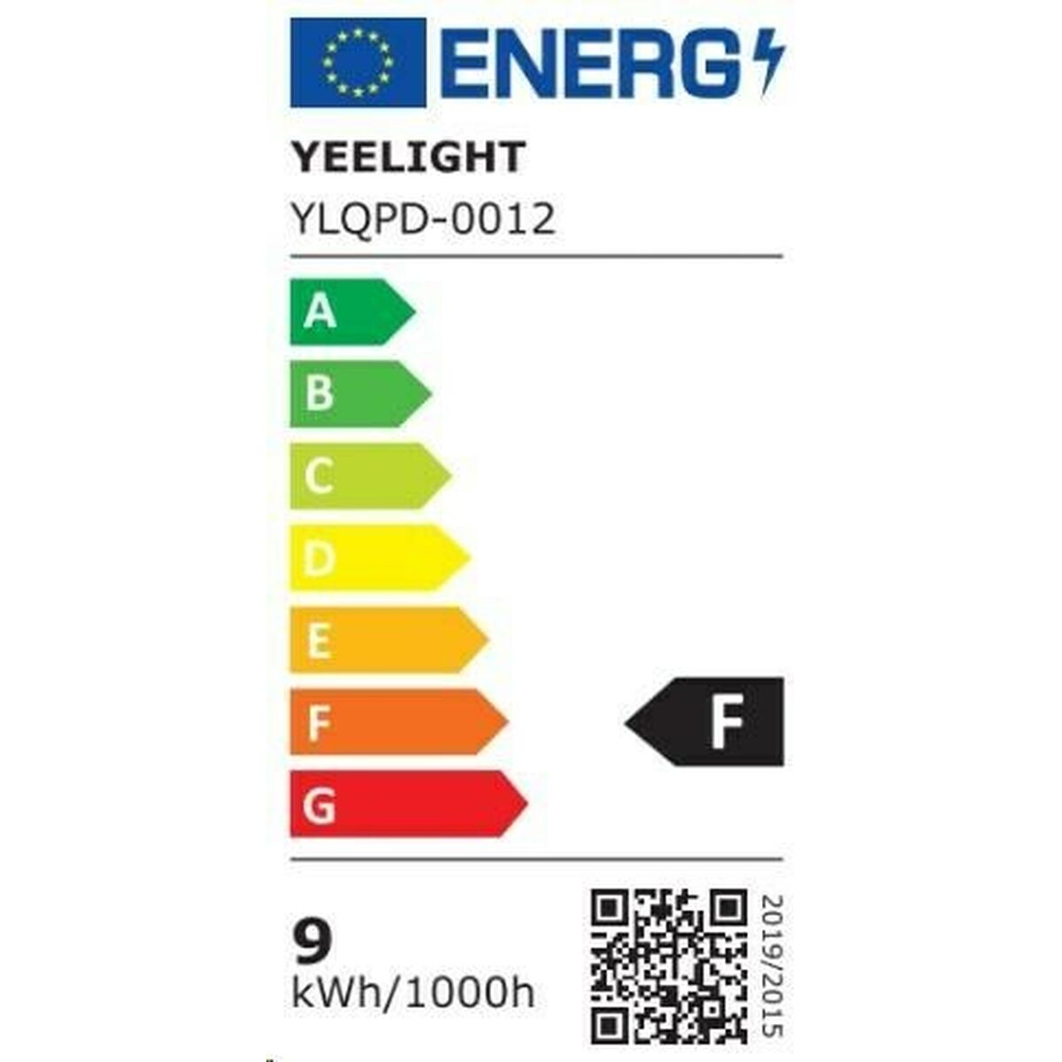 Smart-Lampa Yeelight YLQPD-0012-4pc Vit F 9 W E27 806 lm (2700 K) (6500 K) - 2