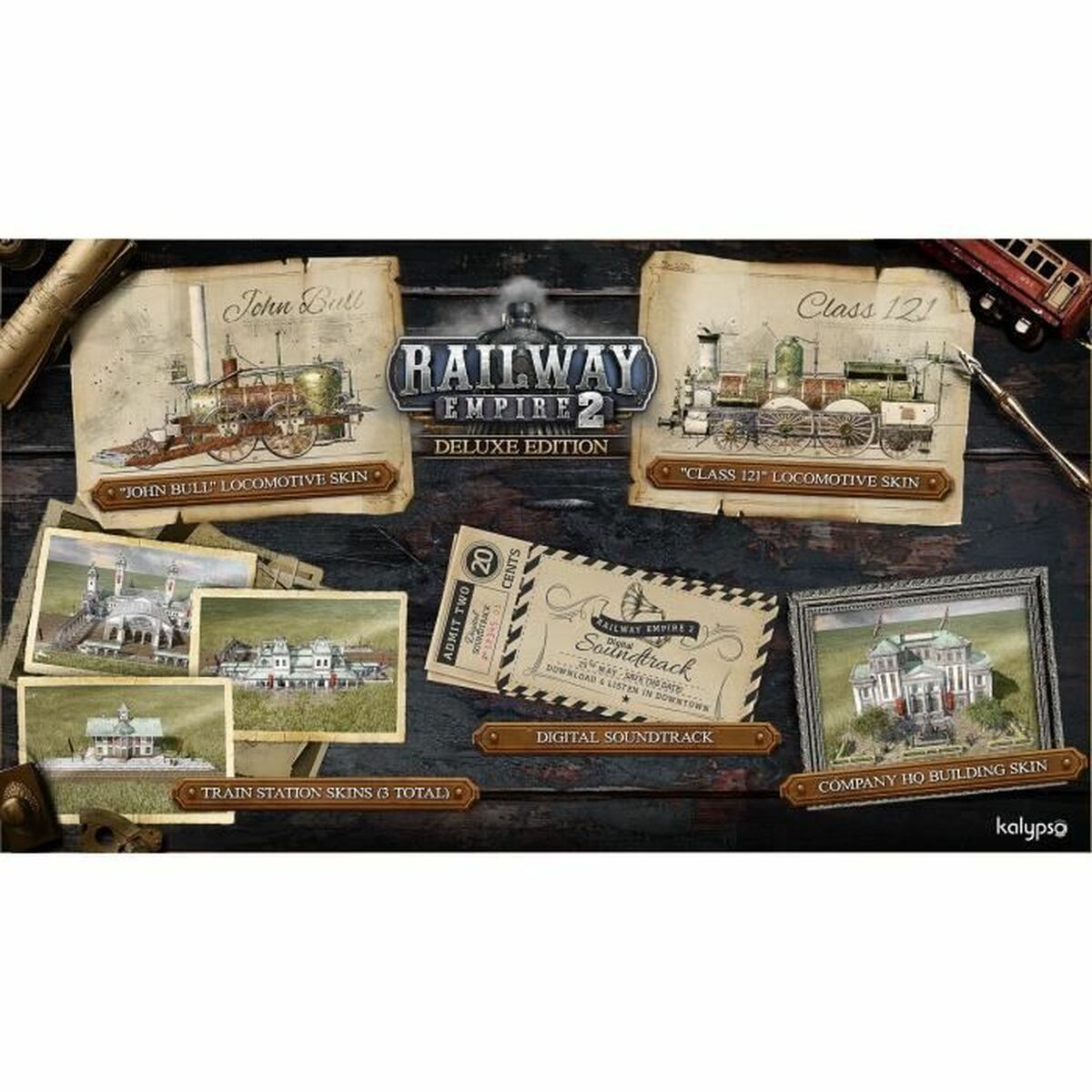 PlayStation 5 Videospel Kalypso Railway Empire 2: Deluxe Edition (FR) - 2