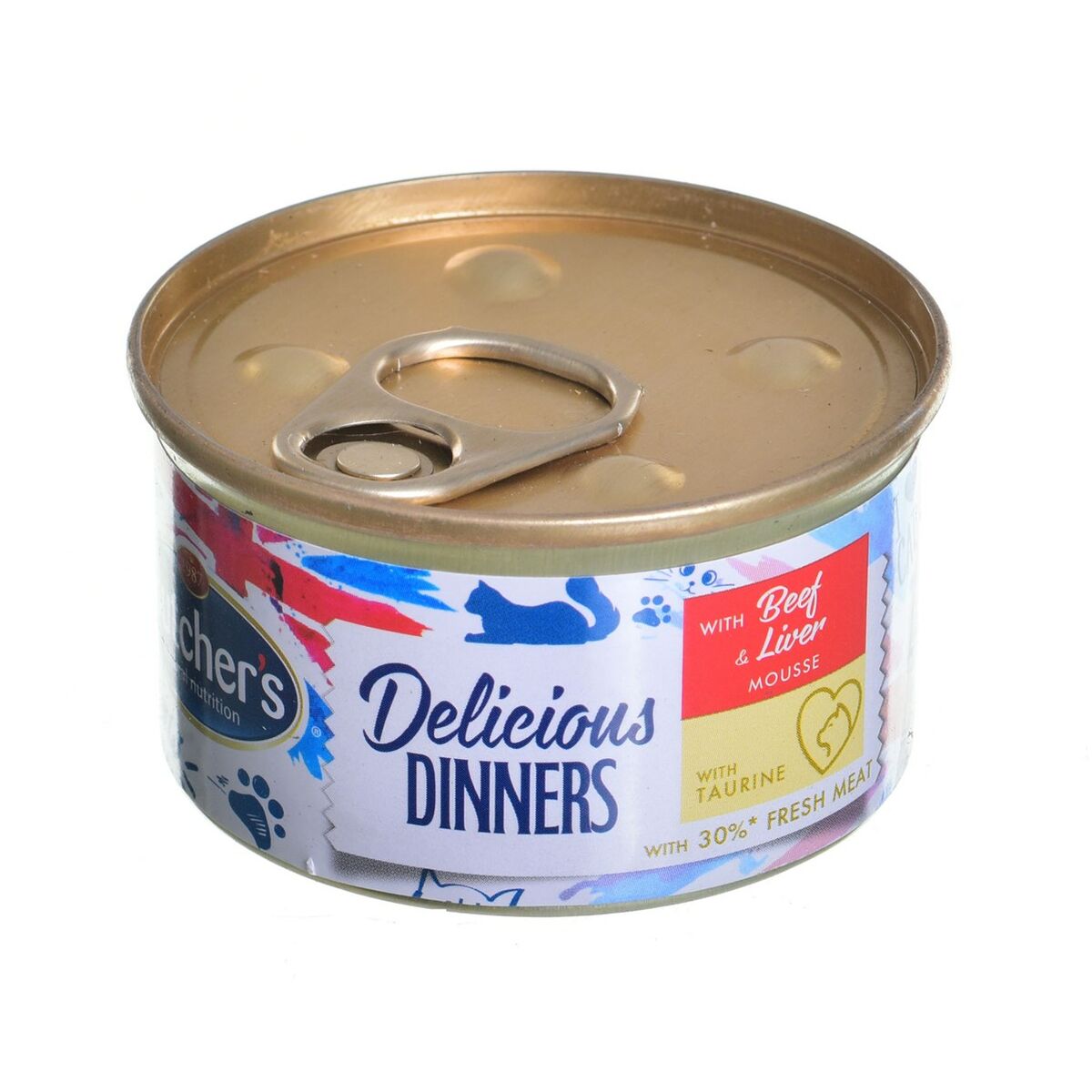 Kattmat Butcher's Delicious Kalvkött Lever 85 g