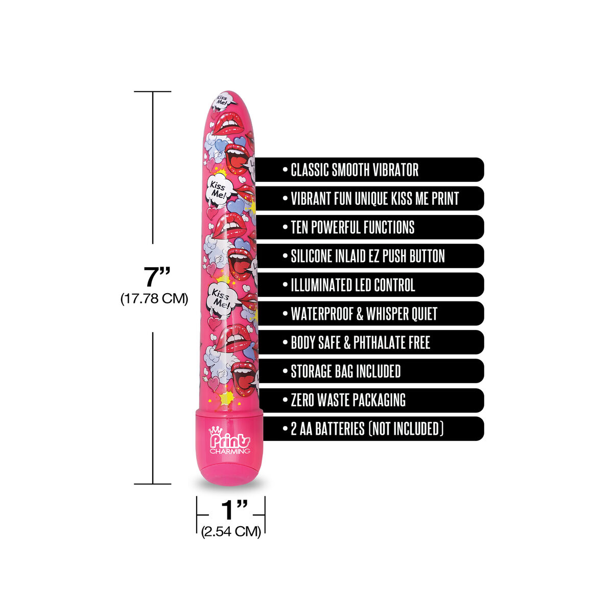 Patronvibrator NS Novelties Prints Charming Rosa - 4