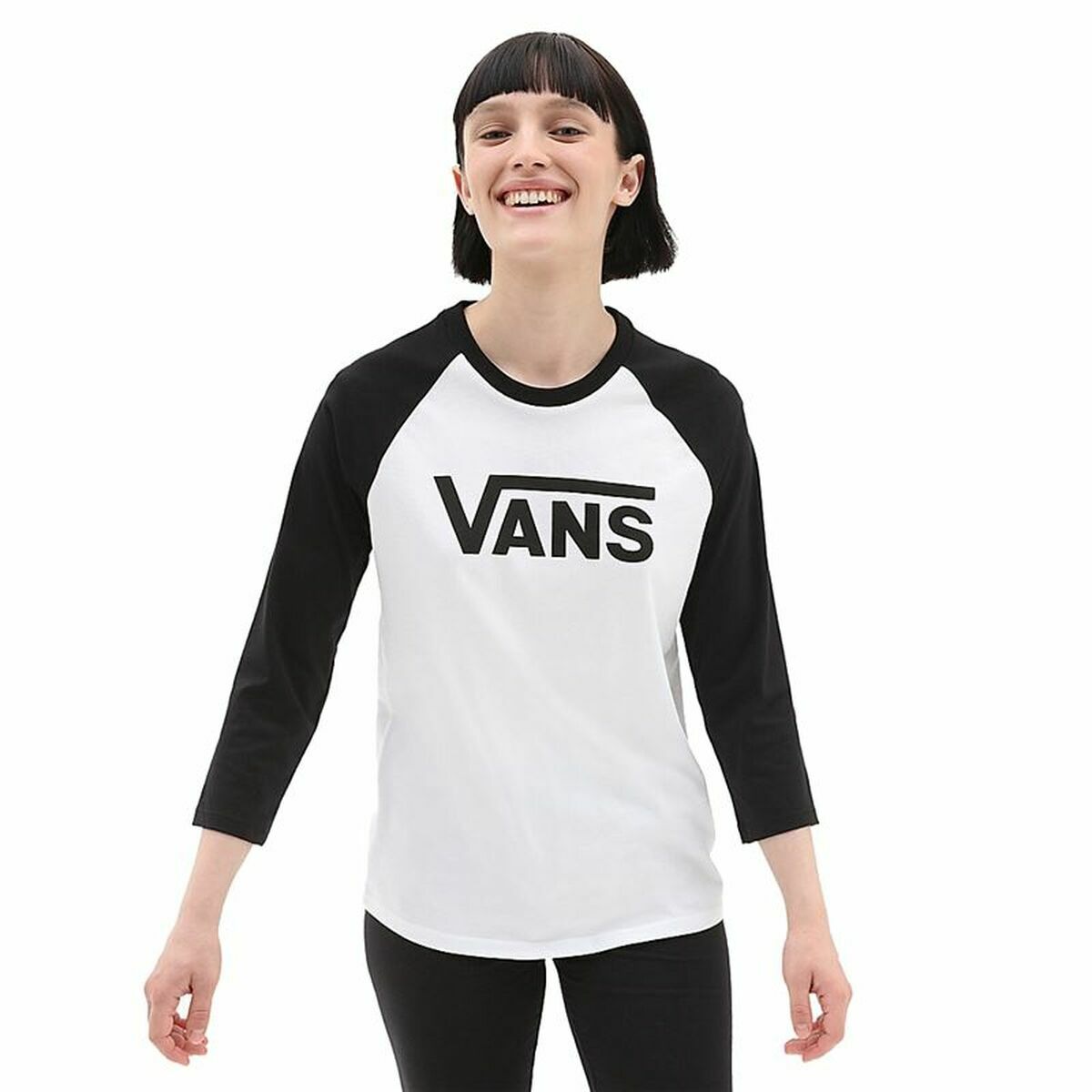 T-shirt med kortärm Dam Vans  Drop V Raglan - 11
