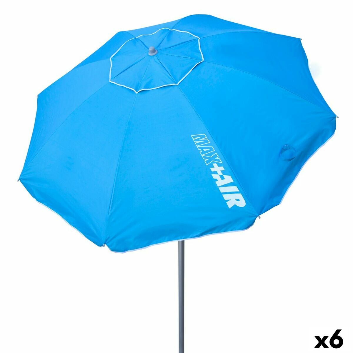 Paraply Aktive Blå Ø 200 cm 200 x 200 x 200 cm 200 x 198,5 x 200 cm UV50 (6 antal) - 8