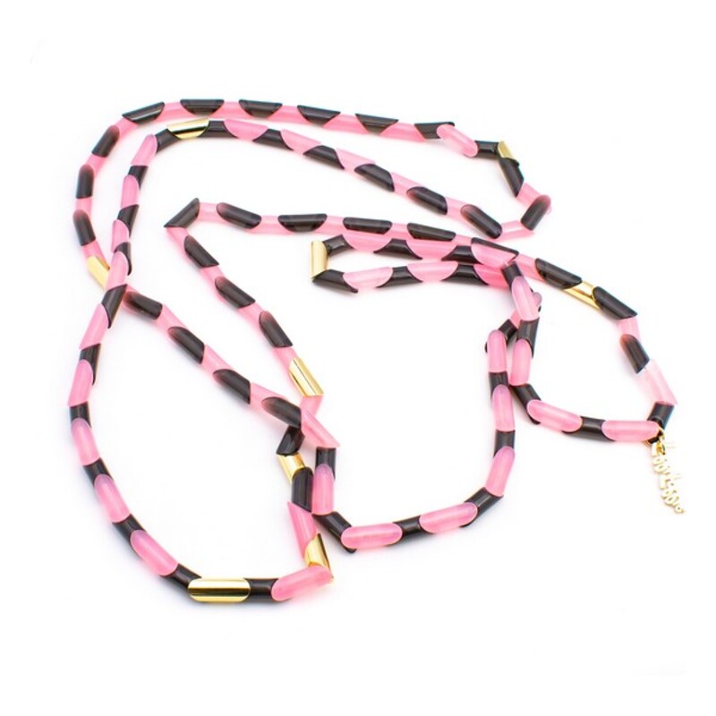 Damhalsband Folli Follie NL1B028WPG 85 cm - 2