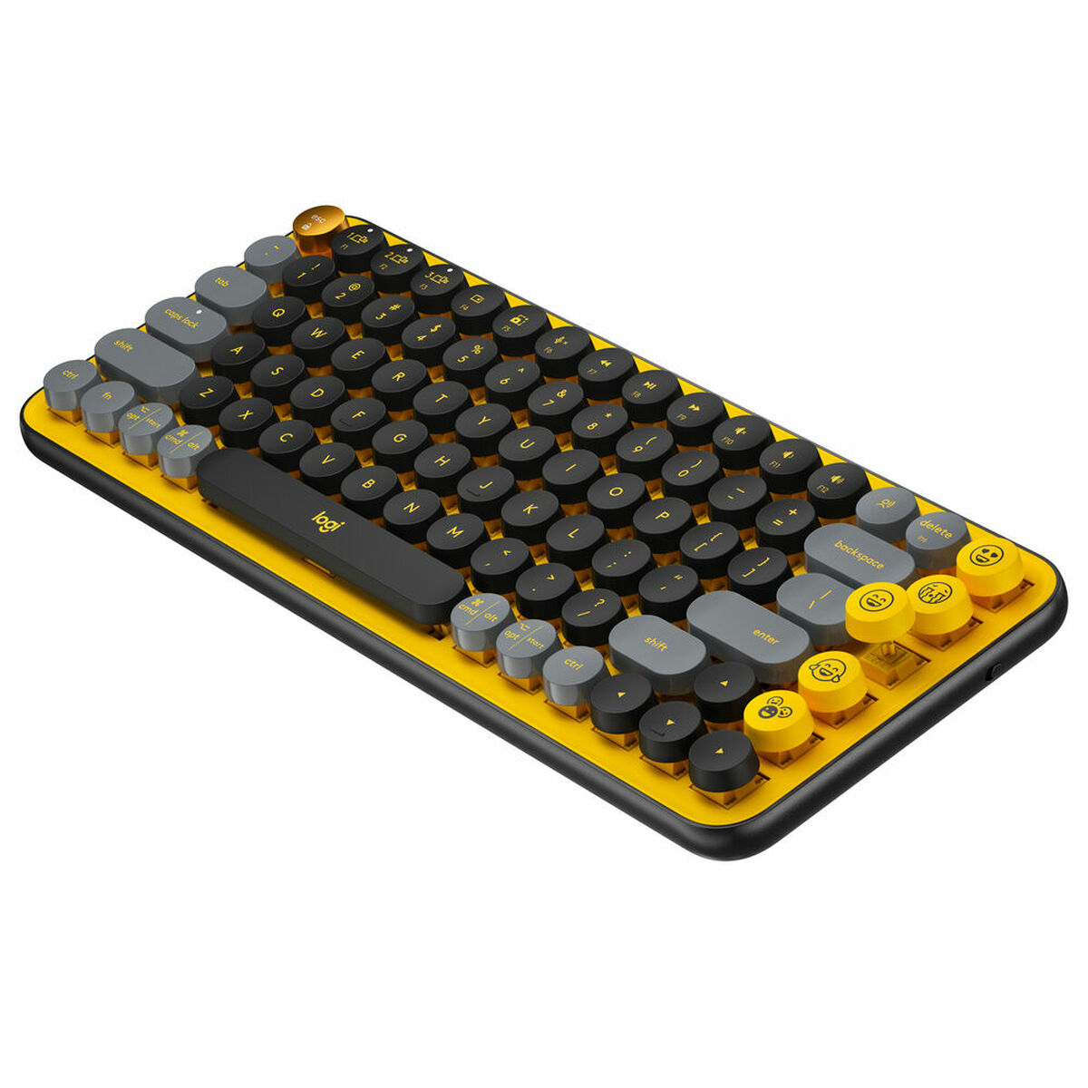 Tangentbord Logitech POP Franska Gul AZERTY - 4