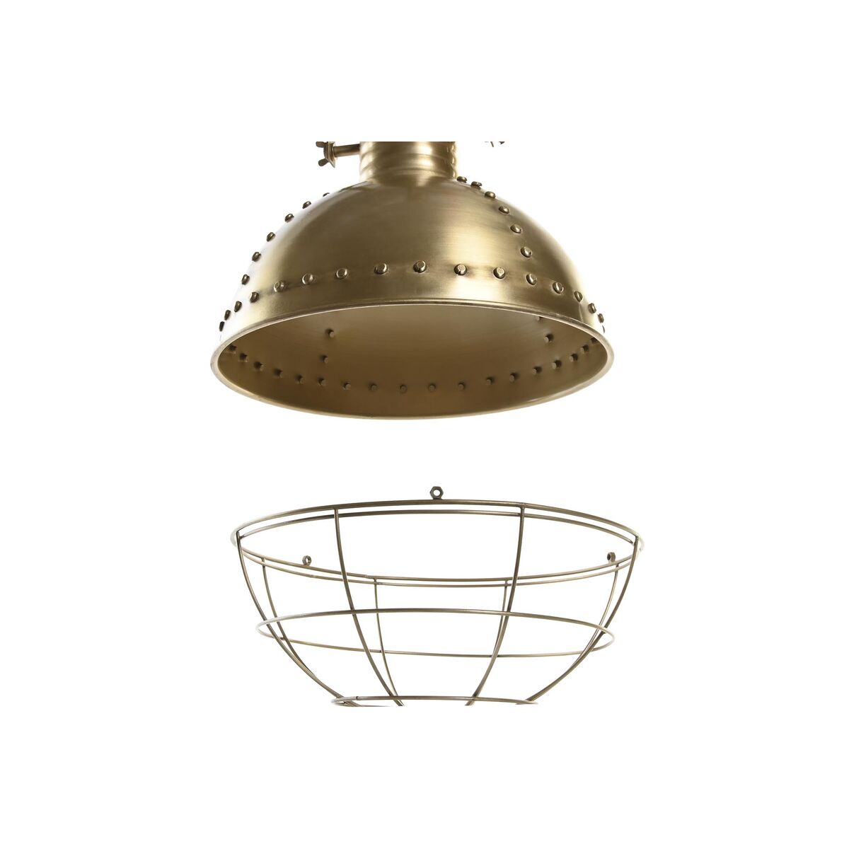 Taklampa DKD Home Decor Gyllene 50 W (43 x 43 x 61 cm) - 11