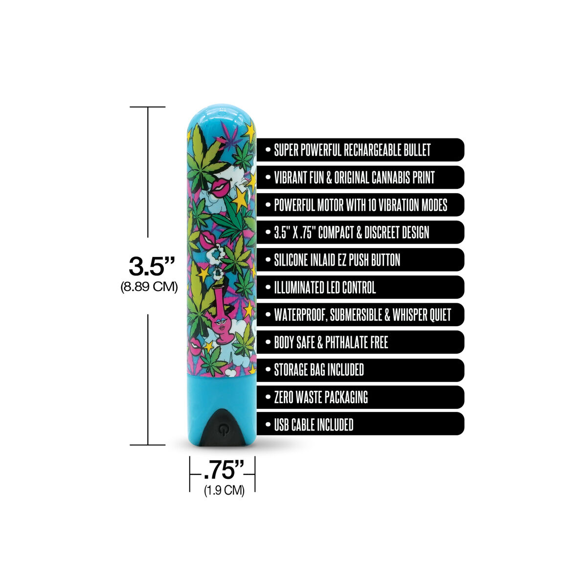 Patronvibrator NS Novelties Prints Charming Multicolour - 5