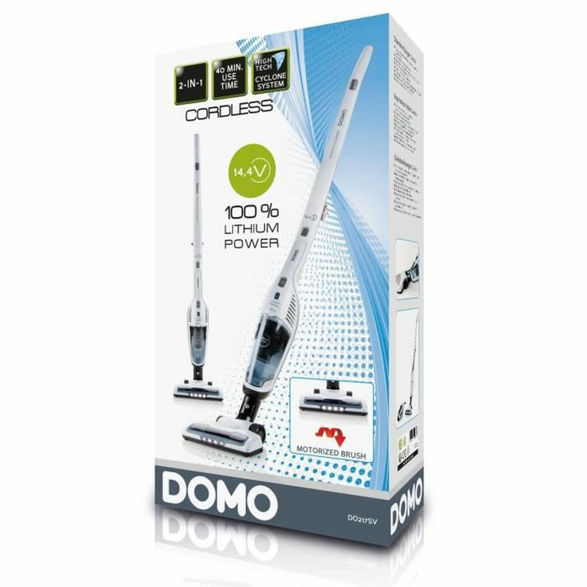 Sladdlös Dammsugare DOMO DO217SV - 2