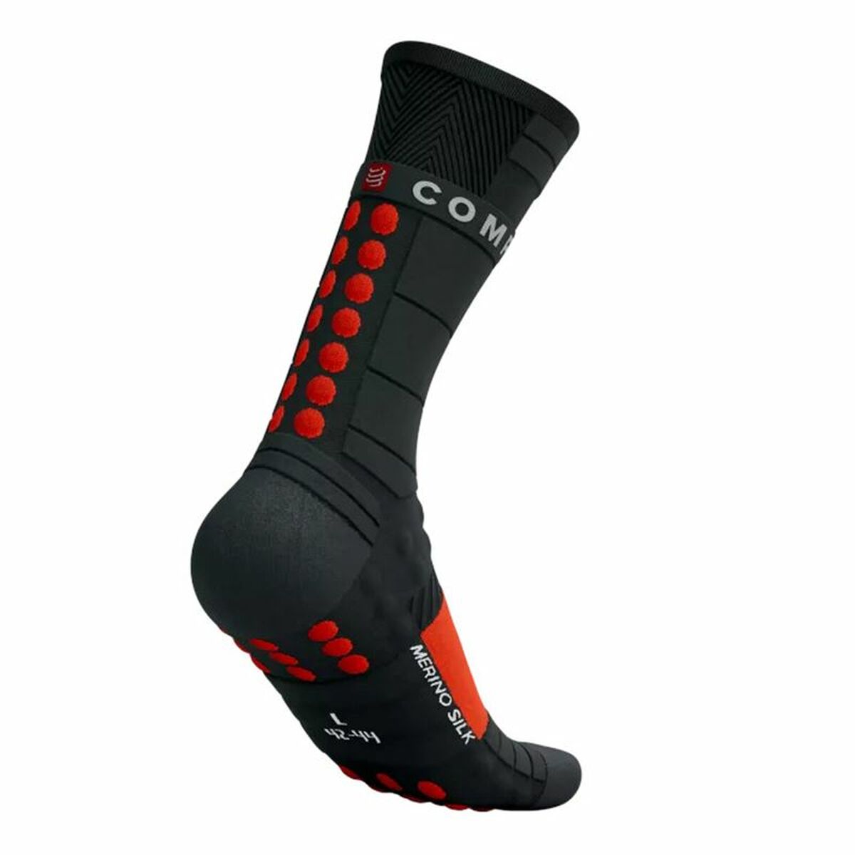 Sportstrumpor Compressport Pro Racing Röd Svart - 7