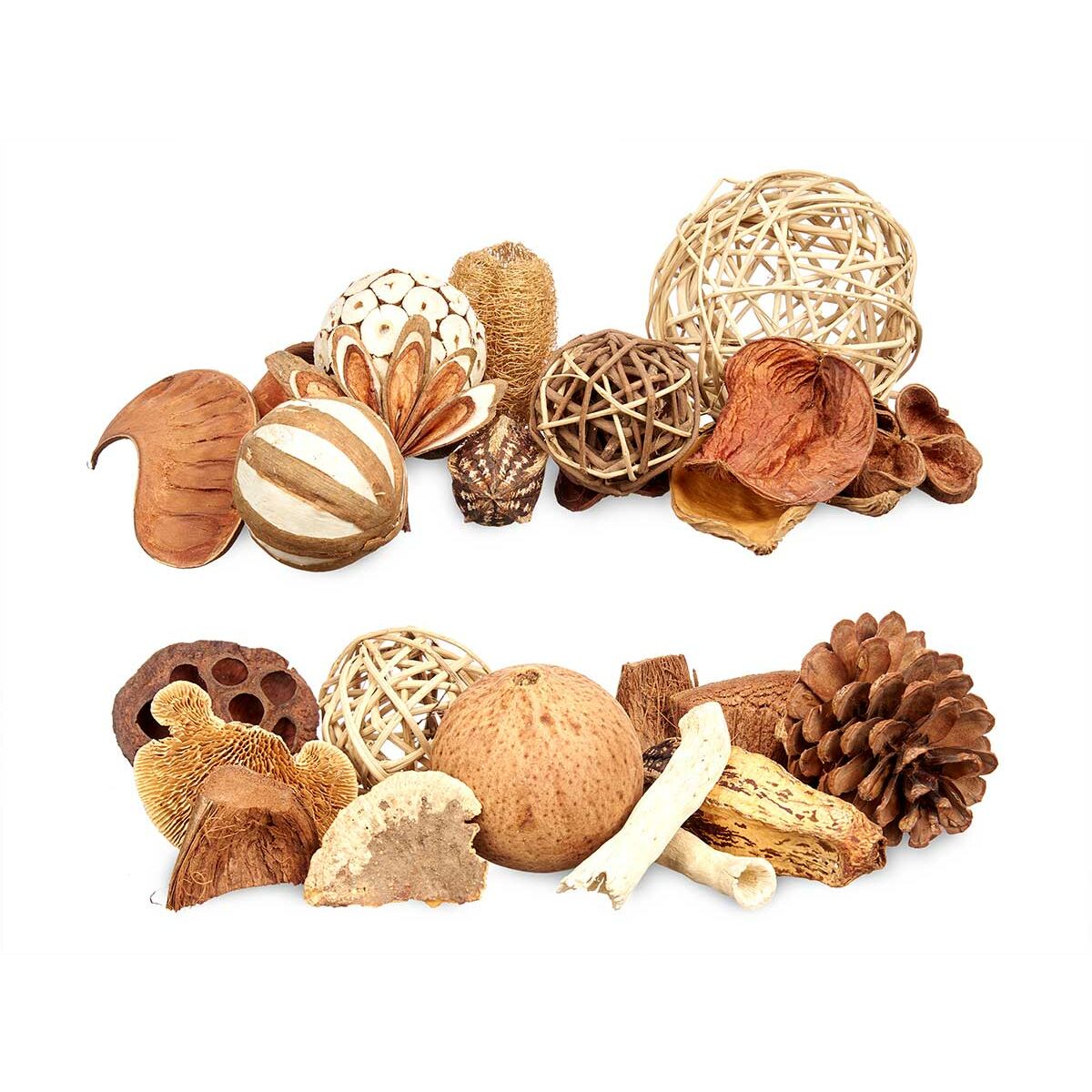 Dekorativt potpurri Gift Decor Vit Brun Röd 14 x 30,5 x 14 cm (6 antal) - 3