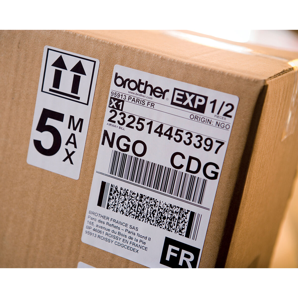 Etikettskrivare Brother QL-1110NWBC Svart/Vit - 4