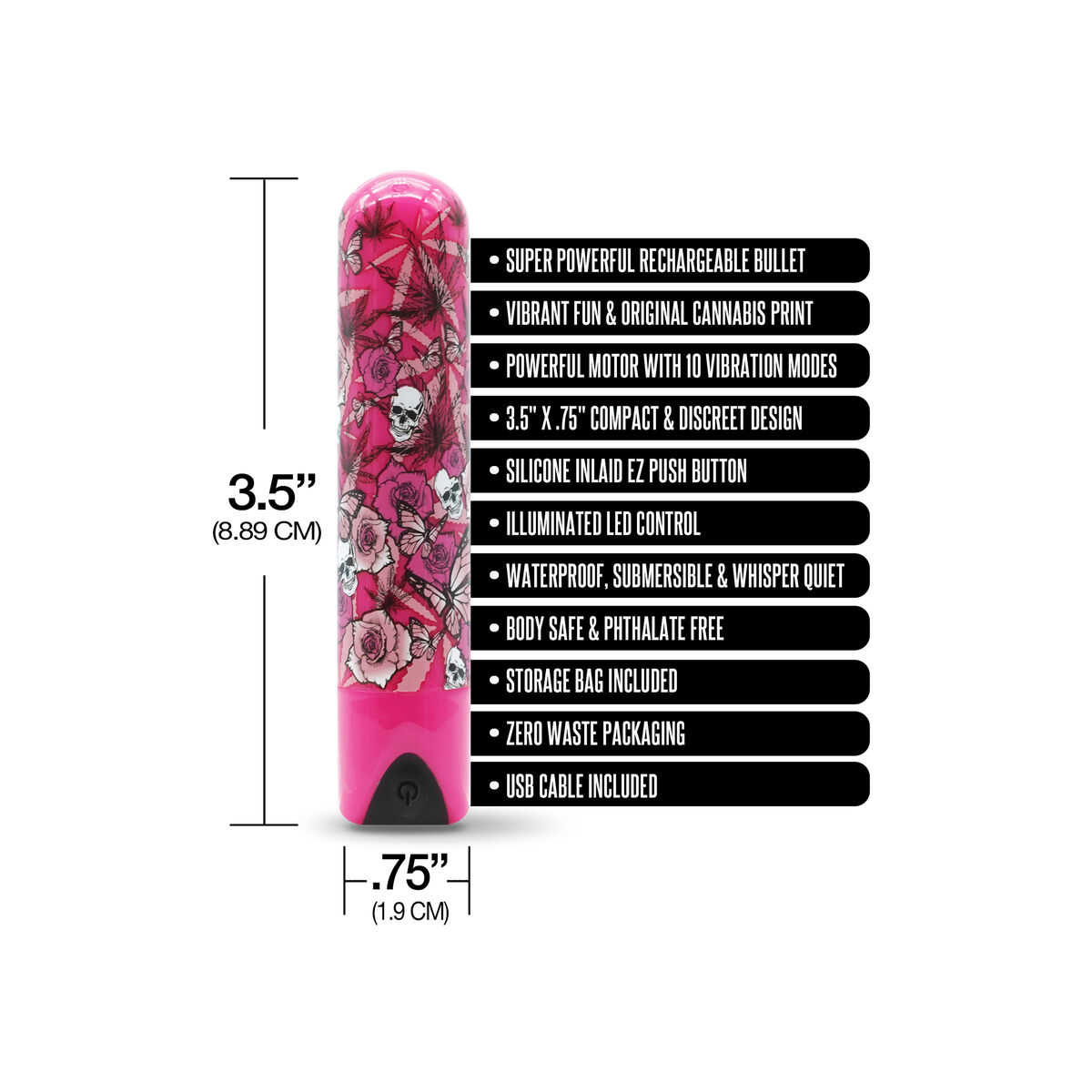Patronvibrator NS Novelties Prints Charming Multicolour - 5