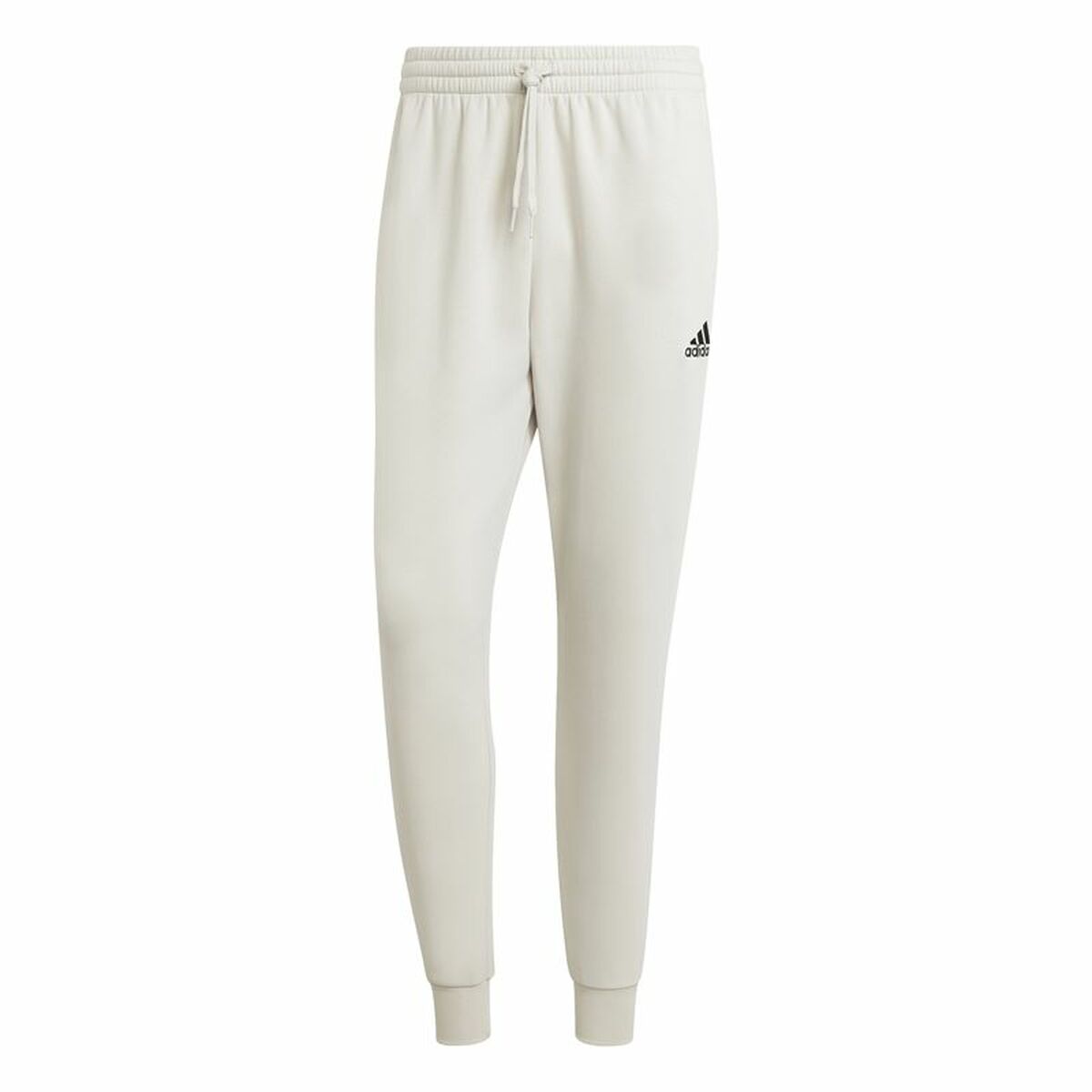 Långa träningsbyxor Adidas Essentials Fleece Regular Tapered Vit