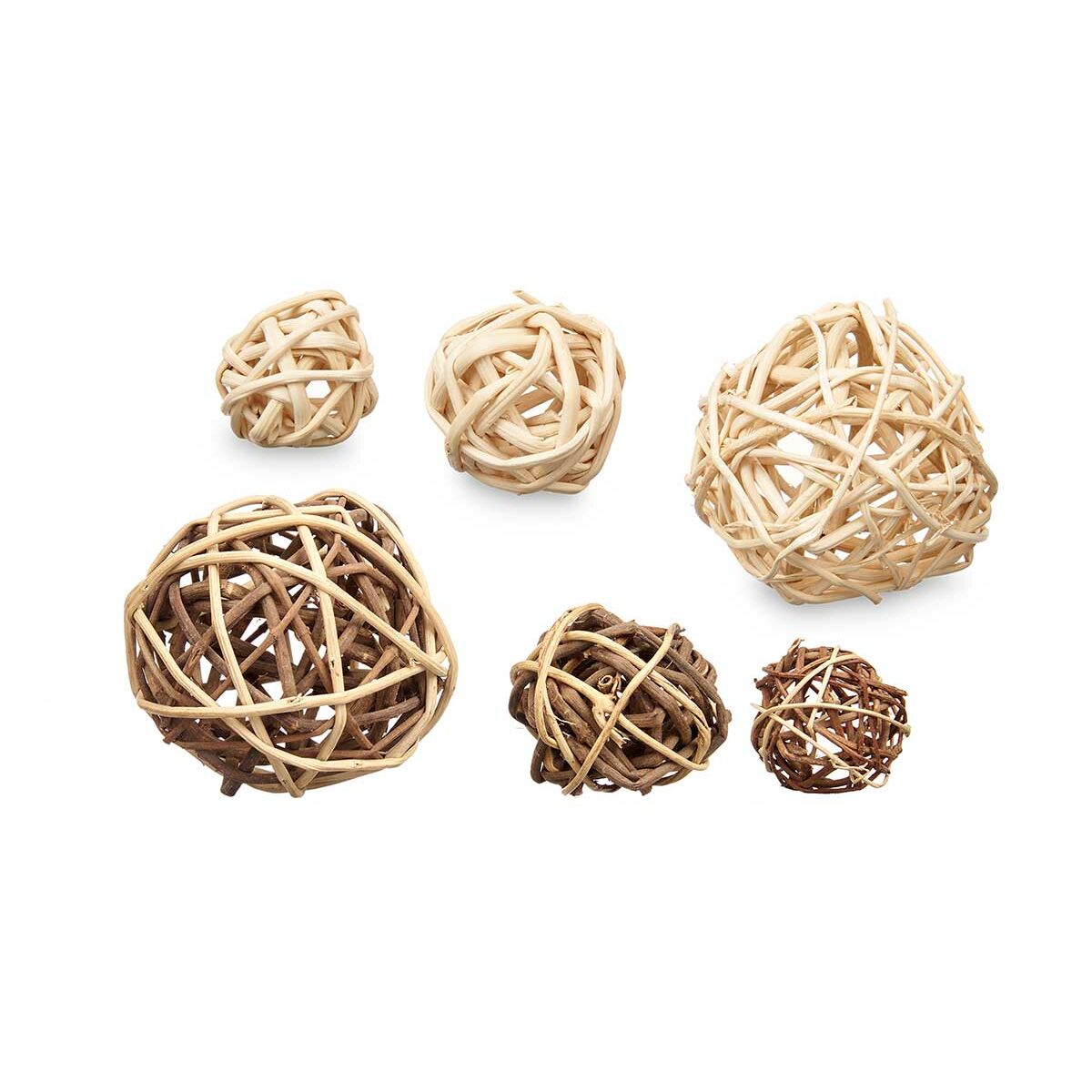 Dekorativa bollar Gift Decor Vit Brun 10 x 30 x 10 cm (12 antal) - 3