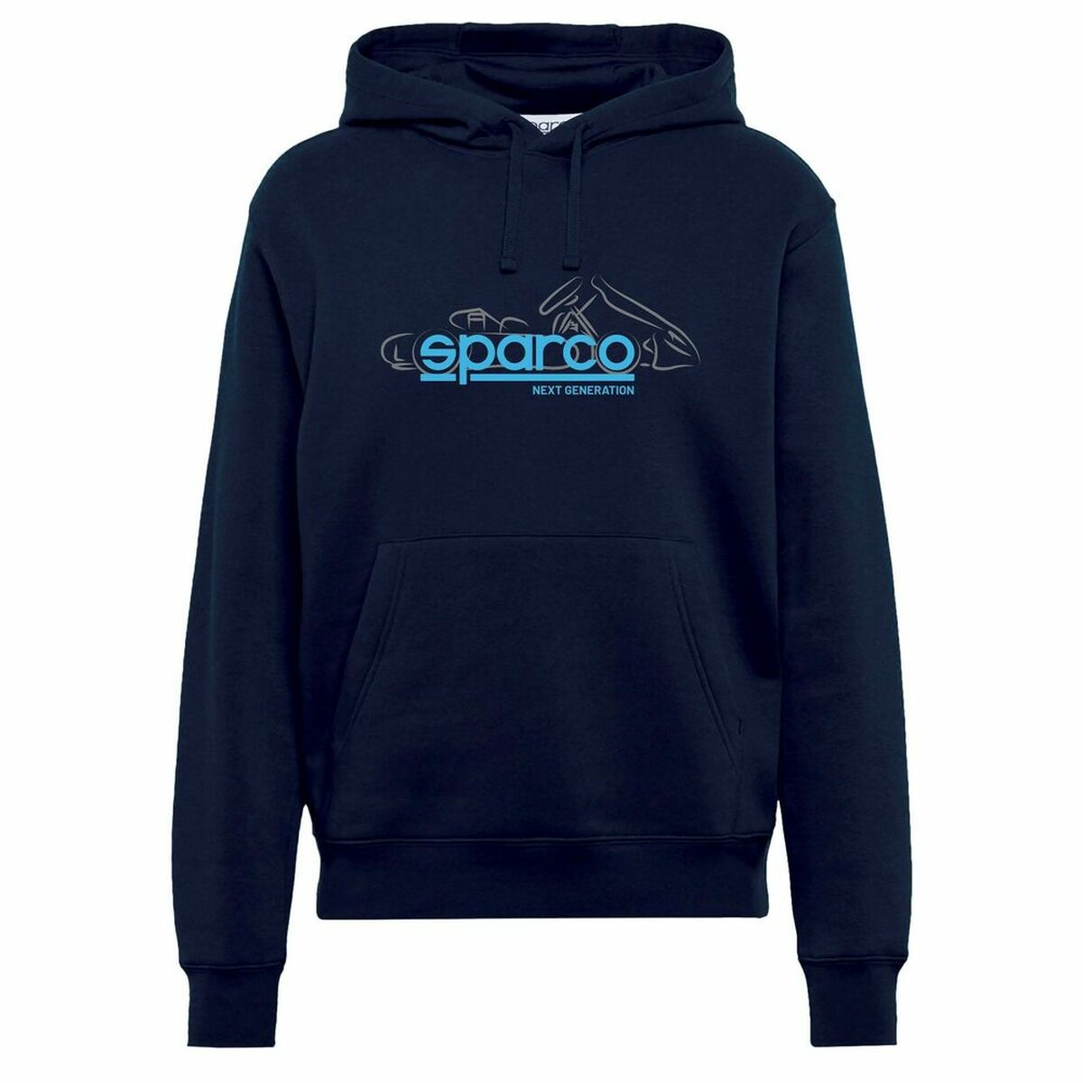 Tröja med huva Sparco S017024BM0304 Blå 3-4 år - 2